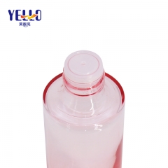 Empty Cosmetic Pink Toner Bottles / Heavy Wall PET Toner Bottle Factory Supply