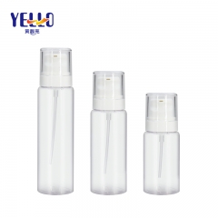 120ml 100ml 60ml Transparent Clear Lotion Bottles , Plastic Serum Bottles Bulk for sale
