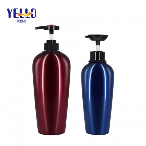 750ml Big Empty Shampoo Bottle , Color Custom Bottles with Pump Dispenser