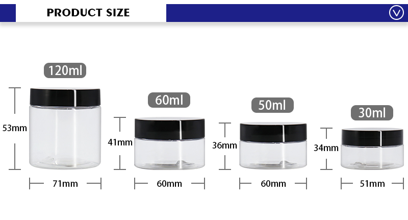 cosmetic cream jar 250g