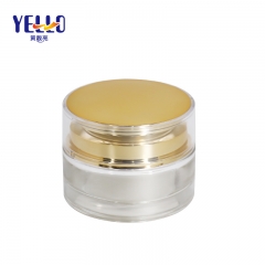 50g Face Cream Cosmetic Containers / Luxury Glass Cosmetic Jars For Cream