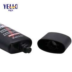 30ml 50ml Black Foundation Cosmetic Soft Tube / LDPE Plastic Cream Lotion Tube