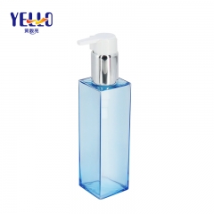 140ml Eco Square Plastic Lotion Pump Bottle / Empty Cosmetic Cream Bottle