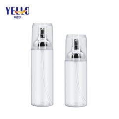 120ml 150ml PET Clear Lotion Pump Bottle / Skincare Cream Packaging Bottle