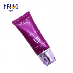 Lotion Tube Packaging For Sunscreen / Empty Cosmetic Squeeze Tube With Acrylic Cap