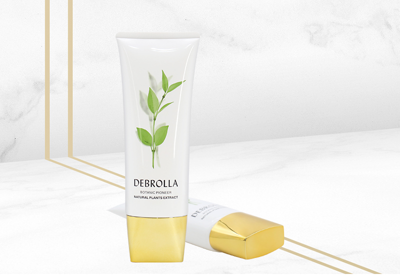 Oval Plastic Cosmetic Tube Packaging
