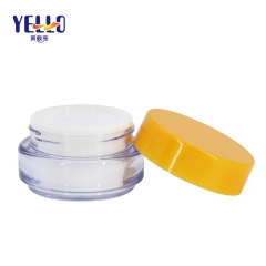 PETG Empty Skin Care Containers , Eco Friendly Cosmetic Jars Screw On Cap