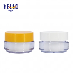 PETG Empty Skin Care Containers , Eco Friendly Cosmetic Jars Screw On Cap