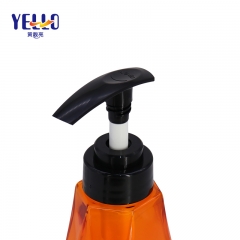 Irregular Transparent Plastic Lotion Shampoo Bottles Empty 120ml 200ml , Color Customized Bottle