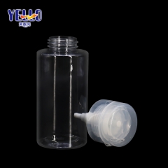 Empty Clear 200ml 300ml Big PET Plastic Make up Remover Bottles , Cosmetics Liquid Containers