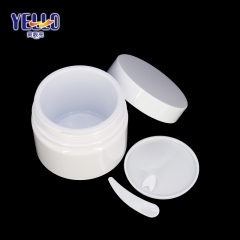 50g 100g Empty Plastic Body Lotion Jars Face Mask Containers , PET Double Wall Jar