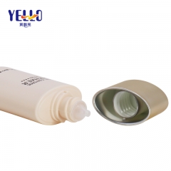 Oval Plastic Tottle Bottle For Sunscreen / 25ml 35ml Plastic Squeeze Lotion Bottle
