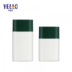 40ml 1.34 oz 60ml 2 oz Square Sunscreen Bottle / HDPE Plastic Tottle Bottles For Lotion