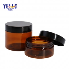 300g Amber Clear Body Scrub Empty Jars / 10oz Plastic Cream Container