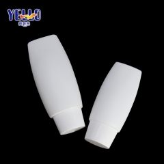 50ml 80ml Tottle Squeezable Tubes, White Plastic Tottle Bottles With Nozzle