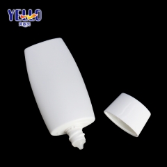 50ml 80ml Tottle Squeezable Tubes, White Plastic Tottle Bottles With Nozzle
