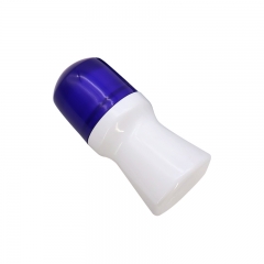 Plastic PP 30ml 50ml Empty Roll On Deodorant Containers / Cosmetic Roller Ball Bottles