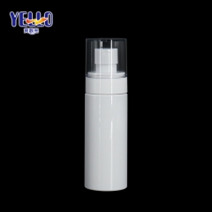 150ml Empty Cylinder Fine Mist Spray Bottles , White Facial Cosmetic Container