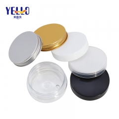 50g Empty Cream Moisturizer Jars With Metal Golden Lid
