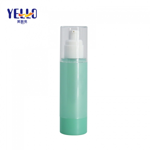 80ml Empty Green Airless Pump Bottles, Face Cream Foundation Cosmetic Bottle