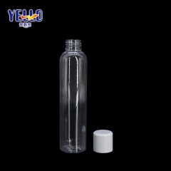 5oz 150ml Plastic PET Clear Bullet Lotion Bottles , Empty Bottle With Screw Caps