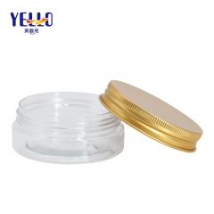 50g Empty Cream Moisturizer Jars With Metal Golden Lid