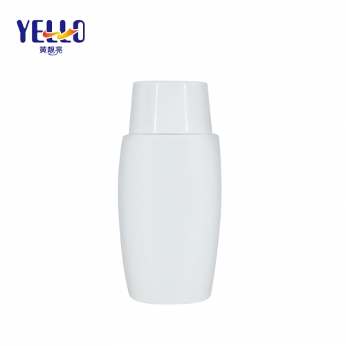50ml Semi Transparent HDPE Sunscreen Bottles For Skincare Packaging