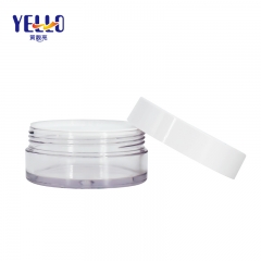 PETG Heavy Wall Clear Pasty Liquid Containers , 3g 5g 10g 50g Empty Cream Jar
