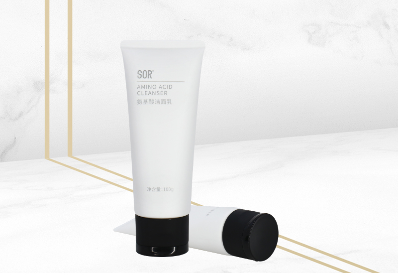 OEM Custom 100g Matte White Cosmetic Tube Packaging