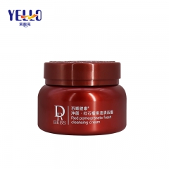 Red Fancy 3.4 OZ 100g Empty Cosmetic Containers Jar For Hair Mask