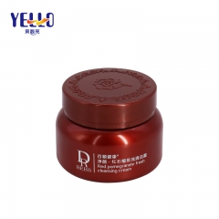 Red Fancy 3.4 OZ 100g Empty Cosmetic Containers Jar For Hair Mask