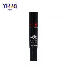 Black Eye Cream Nozzle Squeeze Tube 15g For Cosmetic Packaging