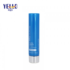 5ml Blue Cosmetic Lotion Squeeze Tubes With Silver Screw Cap