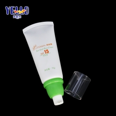 70g Sun Block Base Cream Empty Airless Pump Tubes For Cosmetics
