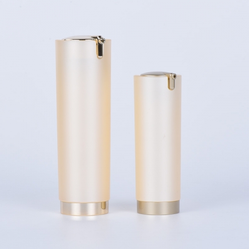 Luxury 15ml 30ml Press Airless Pump Bottles For Skincare Packaging