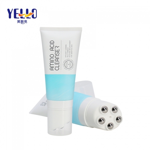 120g 150g Body Massage Cosmetic Cream Packaging Tube With Roller Ball Applicator