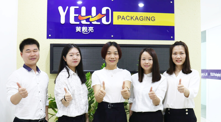 Equipo de ventas de embalaje de Guangzhou Yello