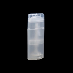 Transparent 30g Twist Up Deodorant Tubes Container For Cosmetic Packaging