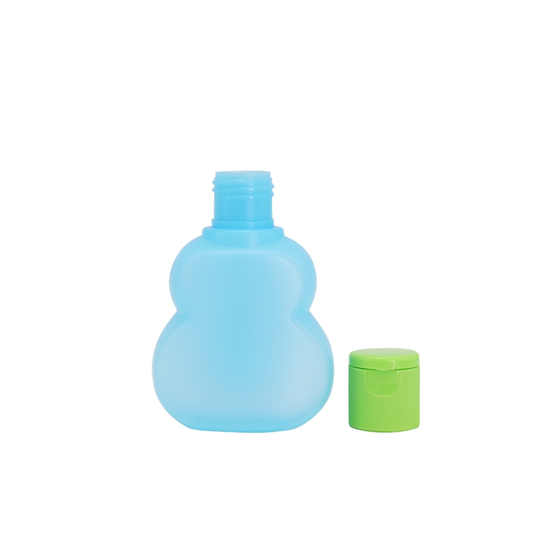 Blue Small Capacity Cute Plastic Empty Shampoo Bottles