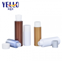 Cylinder PET Face Toner Plastic Bottle Packaging With Customized Color
