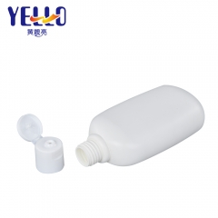 200Ml HDPE Plastic Matte White Shampoo Bottle With Disc Top Cap