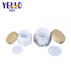 Custom Hexagonal Cosmetic Empty Cream Pot Jar 50ml 100ml