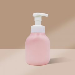 300ml 10 oz Pink Foam Dispenser Bottles , OEM Custom Foam Maker Bottle