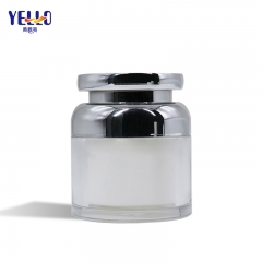 Custom 30g Empty Acrylic Cosmetic Plastic Jars With Lid For Cream