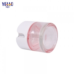 Wholesale Gradient Pink Glass 30ml Cosmetic Jars And Lotion Bottles With Pump