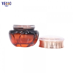 New Design Cosmetic Glass Jars With Lids And Cosmetic Pump Bottle