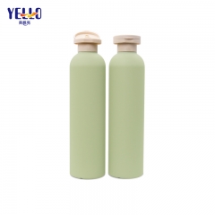 Empty 250Ml 400Ml Green Shampoo Bottles, Cosmo Round Plastic Bottles