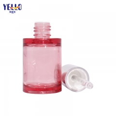 1 OZ Cylinder Serum Dropper Bottles PETG Eco Plastic Face Oil Bottle