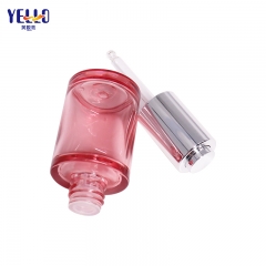 1 OZ Cylinder Serum Dropper Bottles PETG Eco Plastic Face Oil Bottle