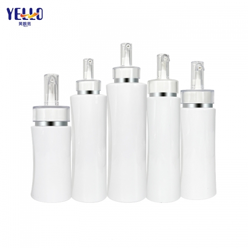 Custom Best Travel White Decorative Shampoo Bottles With Acrylic Pump